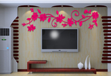 体墙贴玄关电视沙发卧室推拉门背景装饰贴纸画创意亚克力3D水晶立