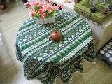波西米亚民族风特色棉麻桌布几何图案桌布多用盖布餐桌布艺批发