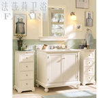 美式欧式橡木浴室柜组合落地式面盆柜卫浴柜洗手盆台盆柜整体特价