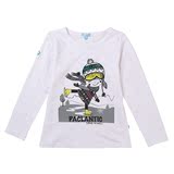 专柜正品派克兰帝童装16新款女童滑雪女孩长袖T恤LUWH55404  2色
