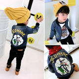 童装2016新款韩版男童外套0-1-2-3-4-5岁宝宝春装牛仔夹克上衣潮
