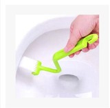 日式S型马桶刷弯曲刷 家庭卫浴清洁刷子 V型高效马桶刷