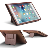 洽利 iPad mini4保护套 苹果mini 4迷你4商务外壳支架真皮套