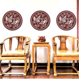中国风贴纸墙贴3D立体亚克力墙贴客厅沙发卧室餐厅背景墙装饰画贴