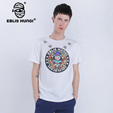 Eblishungi设计师原创新款夏男士T恤潮牌个性木乃伊短袖情侣装