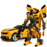 变形金刚46CM超大玩具大黄蜂带声光擎天柱儿童机器人模型玩具礼物