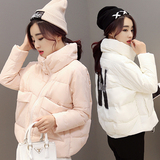 2015冬装新款韩版棉衣女短款 立领学生棉服面包服加厚外套棉衣女
