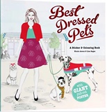 Best-Dressed Pets 时尚的宠物 艺术画册 DIY手动任意搭 内附贴纸
