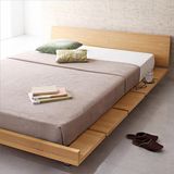 新款宜家简约板式床1.5米双人床1.8米日式韩式现代榻榻米床1.特价