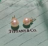 香港专柜代购 Tiffany蒂凡尼 pearl 纯银珍珠耳钉  保证正品
