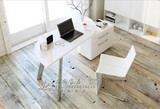 烤漆电脑桌 创意书桌 360度旋转书桌 现代简约写字台办公桌特价