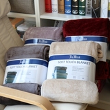 外贸原单纯色 法兰绒双人床单毛毯升级珊瑚绒毯子沙发盖垫空调毯