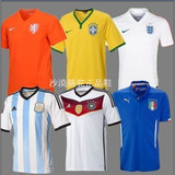 正品2014世界杯球衣阿根廷德国意大利英格兰荷兰国家队短袖足球服