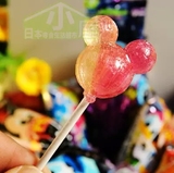 日本进口零食 固力果glico迪士尼米奇头棒棒糖有机糖新鲜好吃好玩