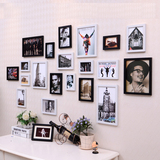 炫彩照片墙 相框墙创意组合浪漫婚房挂墙组合 相框墙欧式20框包邮