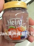 澳洲直邮代购亨氏heniz婴幼儿水果泥蔬菜泥罐装混合泥多种口味6+