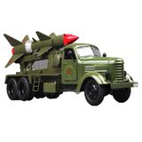 时尚益智SH建军节纪念 解放导弹车132儿童玩具车 导弹运输车声光