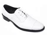 白色婚鞋加大加肥三接头男鞋日常休闲鞋大码商务男士皮鞋45 47 46