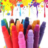 马培德炫彩棒36色油画棒水溶性旋转蜡笔儿童美术用品小学生文具
