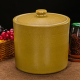 景德镇陶瓷米缸米桶储米箱10kg密封防虫防潮带盖装米桶面粉缸20斤