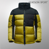 2015代购韩国KOLON SPORT/可隆冬季男士户外休闲羽绒夹克鹅绒服