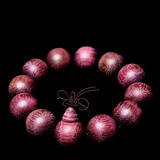 紫罗兰手串玫瑰天然的优质木料紫苏木佛珠手链紫芯散珠