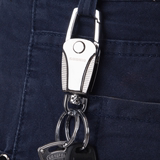 汽车双环可折叠钥匙扣男腰挂简约钥匙圈钥匙链创意礼品