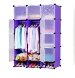 简易布衣柜树脂储物整理收纳柜组装双人柜子韩式