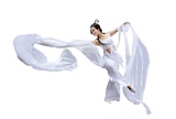 新款民族舞蹈服装水袖舞蹈演出服古典舞民族服秧歌服现代舞2015女