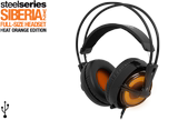 赛睿SteelSeries V2 霜冻之蓝/狂热之橙 游戏耳机 正品