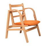上坐家居 日本原产 创意 进口实木儿童学习椅子 可升降写字椅书椅