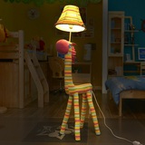 儿童房卡通落地灯创意台灯现代客厅卧室床头灯节能LED灯护眼灯具