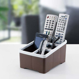 日本创意电视遥控器收纳盒客厅茶几办公桌面放手机钥匙的整理盒