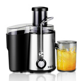 不锈钢电动榨汁机家用果蔬橙汁打汁机果汁机原汁机压汁机器全自动