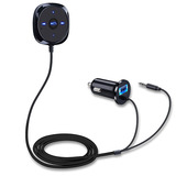 车载MP3播放器AUX蓝牙接收适配器3.5mm汽车音响免提通话手机充电