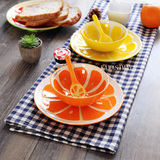 川岛屋 陶瓷四色水果碗碟子勺子 饭菜碗小汤碗宝宝碗创意日式餐具