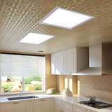 超薄超亮集成吊顶LED灯平板面板铝扣板厨房厨卫卫生间嵌入式方灯