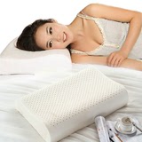 泰国正品进口纯乳胶枕头护颈防打鼾颈椎专用枕橡胶枕头按摩枕芯