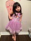 加拿大紫色代购 迪斯尼 儿童礼服 生日礼物 正品苏菲公主裙预定