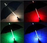 美国代购 star wars 星球大战 维达 卢克 光剑 雨伞 可发光 蓝光