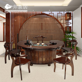 中式红木家具 功夫茶桌 实木仿古茶台 茶几 茶艺桌 鸟巢 茶道桌