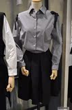 SU韩国代购正品LAVENDER 翻领系扣衬衫不含其他