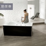 小浴缸 大浴缸进口包邮折叠按摩浴缸独立式陶瓷圆形欧式浴缸浴池