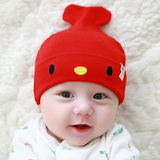 春秋季新款婴儿帽子0-3月新生儿宝宝帽子纯棉宝宝满月帽胎帽男女