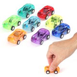 热销儿童小玩具 透明迷你回力车玩具 惯性玩具 塑胶玩具小礼品