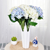 采薇 六指花瓶 纯白陶瓷桌摆插花花艺花卉花瓶装饰摆件现代简约