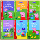 小猪佩奇peppa pig佩佩猪儿童早教书粉红猪小妹原版英文绘本6册