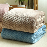 珊瑚绒毯空调毯毛巾被夏季法兰绒毛毯加厚毯子法莱绒办公室盖毯