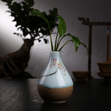 特价包邮 花器 粗陶 茶道创意摆件手工个性小花插家居装饰品 花瓶