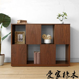 爱家橡木酒柜书柜欧式现代简约日式纯实木家具白橡木储物柜多门柜